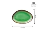 Talerz o organicznym kształcie Beryl, 270x190mm Fine Dine 769805