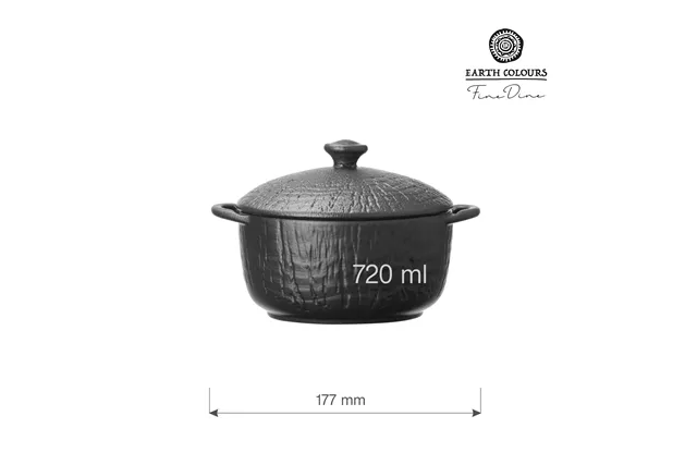 Miska na zupę z pokrywką Crust, 720 ml  Fine Dine 769829