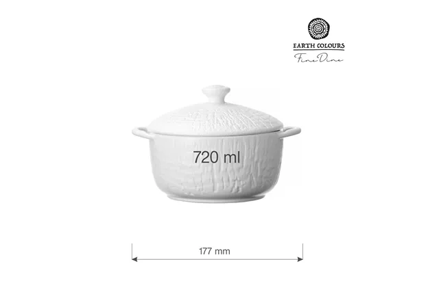 Miska na zupę z pokrywką Nordic, 720 ml Fine Dine 769867