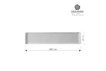Półmisek prostokątny Nordic, 468 x 100 mm Fine Dine 769898