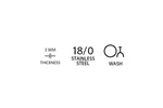 Łyżeczka do herbaty Baguette, OVE, 133 mm Ove 769300