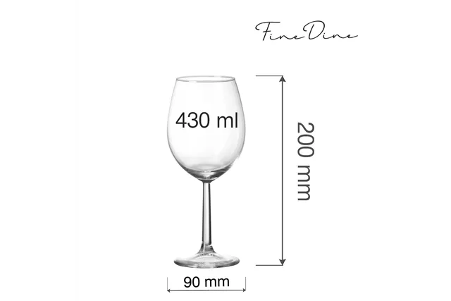 Kieliszek do wina Volare Banquet, 430ml Fine Dine 781852