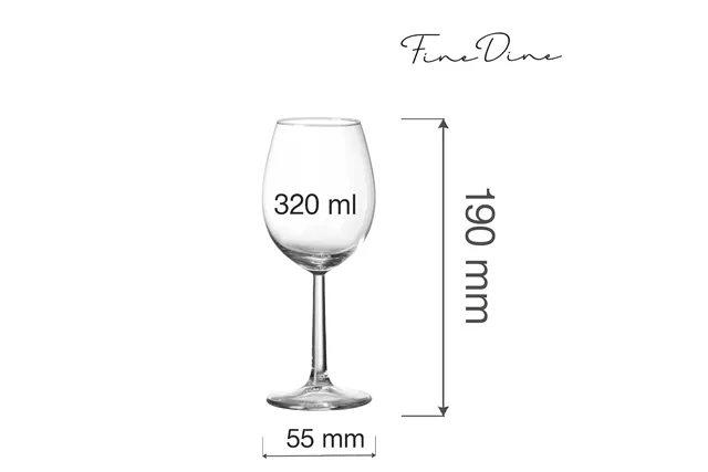 Kieliszek do wina Volare Banquet, 320ml Fine Dine 781869