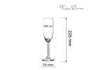 Kieliszek do szampana Volare Banquet, 180ml Fine Dine 781876