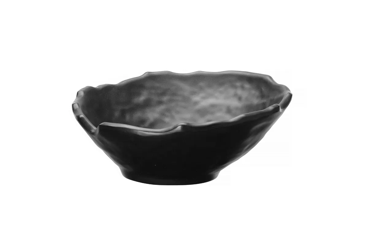 Miska skośna Rock, czarna, 282x275x(h)115mm Fine Dine 562321