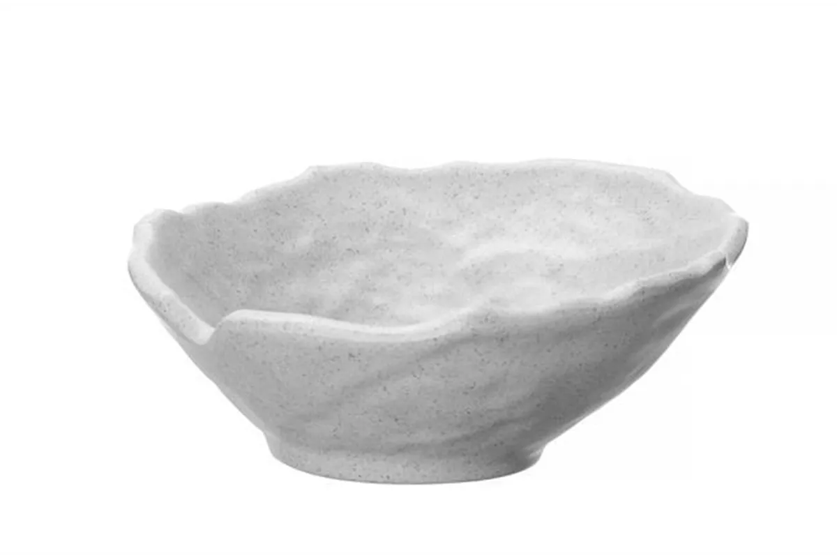Miska skośna Rock, szara, 282x275x(h)115mm Fine Dine 562338