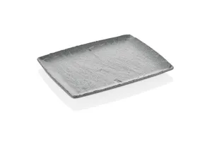Półmisek z melaminy Rock, szary, GN 1/2, 265x325mm Fine Dine 562376