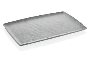 Półmisek z melaminy Rock, szary, GN 1/1, 530x325mm Fine Dine 562390