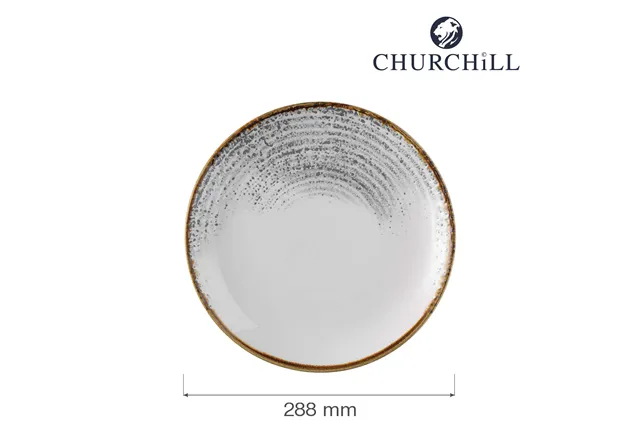 Talerz płytki Homespun Accents Jasper Grey 288 mm Churchill HAJGEV111