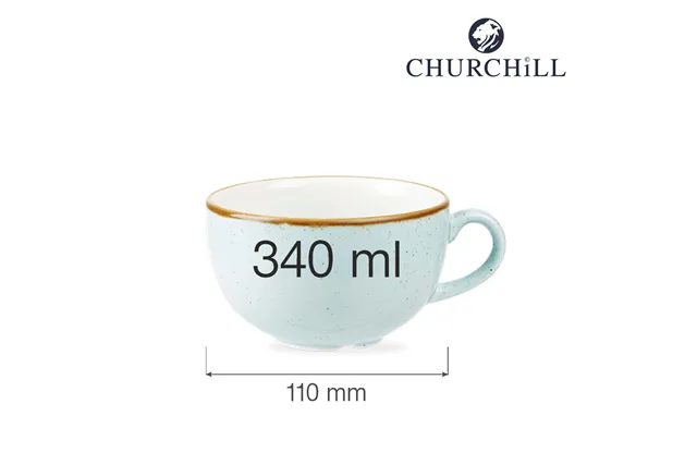 Filiżanka Stonecast Duck Egg Blue 340 ml Churchill SDESCB281
