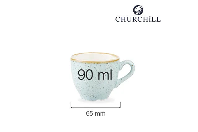 Filiżanka do espresso Stonecast Duck Egg Blue 90 ml Churchill SDESCEB91