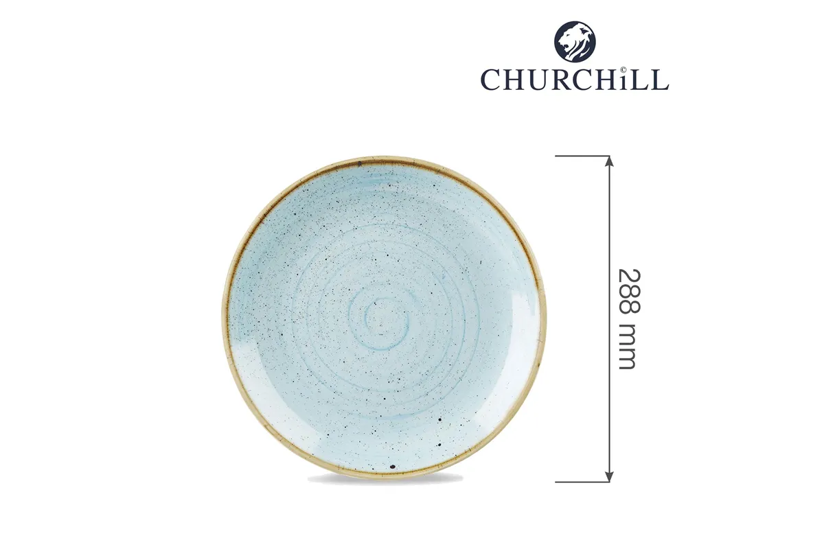 Talerz płytki Stonecast Duck Egg Blue 288 mm Churchill SDESEV111