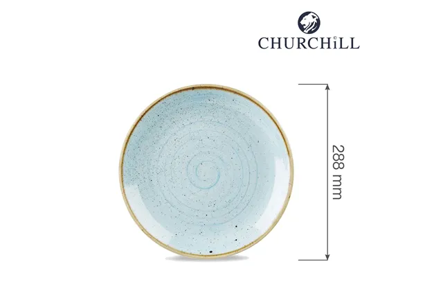 Talerz płytki Stonecast Duck Egg Blue 288 mm Churchill SDESEV111