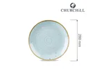 Talerz płytki Stonecast Duck Egg Blue 288 mm Churchill SDESEV111