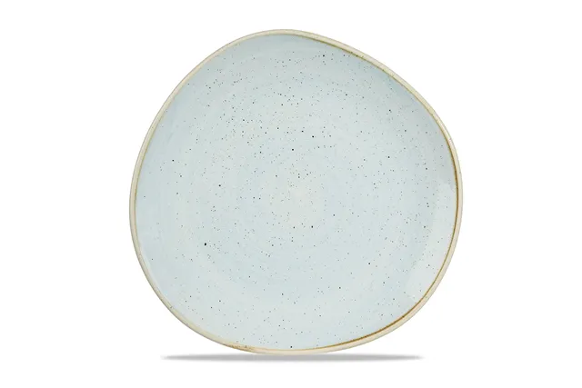 Talerz płytki o organicznym kształcie Stonecast Duck Egg Blu 264 mm Churchill SDESOG101