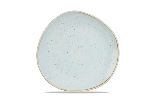 Talerz płytki o organicznym kształcie Stonecast Duck Egg Blu 286 mm Churchill SDESOG111