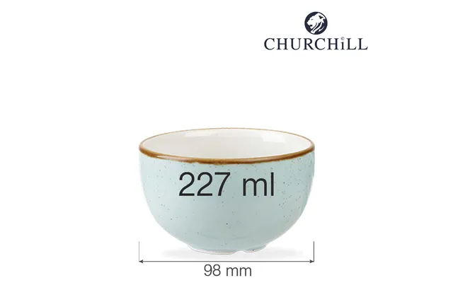 Miska/cukiernica Stonecast Duck Egg Blue 227 ml, 98 mm Churchill SDESSSGR1