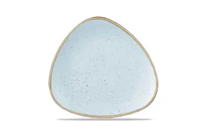 Talerz trójkątny Stonecast Duck Egg Blue 229 mm Churchill SDESTR91