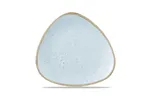 Talerz trójkątny Stonecast Duck Egg Blue 229 mm Churchill SDESTR91