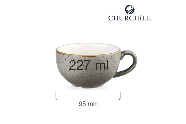 Filiżanka Stonecast Peppercorn Grey 227 ml Churchill SPGSCB201