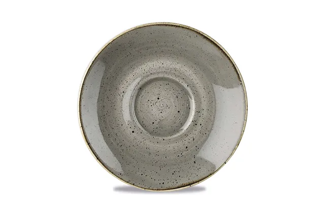 Spodek espresso Stonecast Peppercorn Grey 118 mm Churchill SPGSESS1