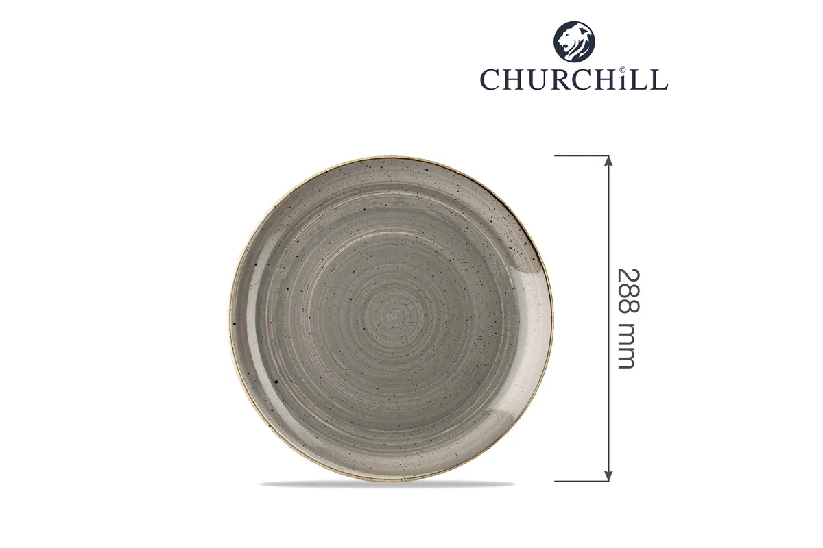 Talerz płytki Stonecast Peppercorn Grey 288 mm Churchill SPGSEV111