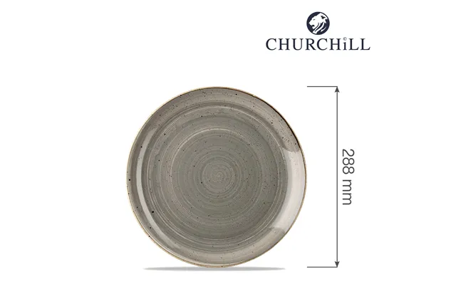 Talerz płytki Stonecast Peppercorn Grey 288 mm Churchill SPGSEV111