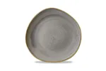 Talerz płytki o organicznym ksztalcie Stonecast Peppercorn Grey 264 mm Churchill SPGSOG101
