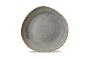 Talerz płytki o organicznym ksztalcie Stonecast Peppercorn Grey 286 mm Churchill SPGSOG111