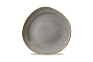 Talerz płytki o organicznym ksztalcie Stonecast Peppercorn Grey 210 mm Churchill SPGSOG81