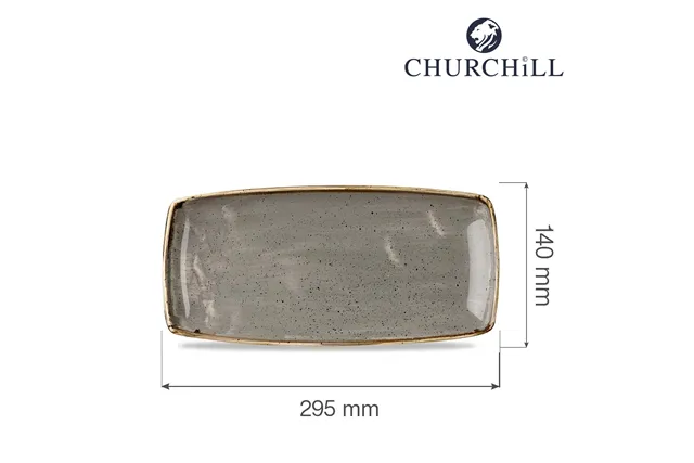 Półmisek Stonecast Peppercorn Grey 295x140 mm Churchill SPGSOP111