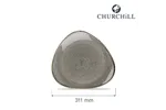 Talerz trójkątny Stonecast Peppercorn Grey 311 mm Churchill SPGSTR121