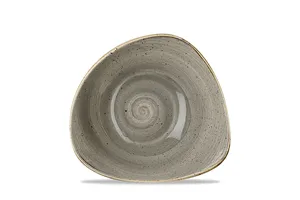 Miska trójkątna Stonecast Peppercorn Grey 370 ml Churchill SPGSTRB71