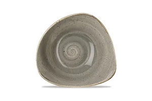 Miska trójkątna Stonecast Peppercorn Grey 600 ml Churchill SPGSTRB91