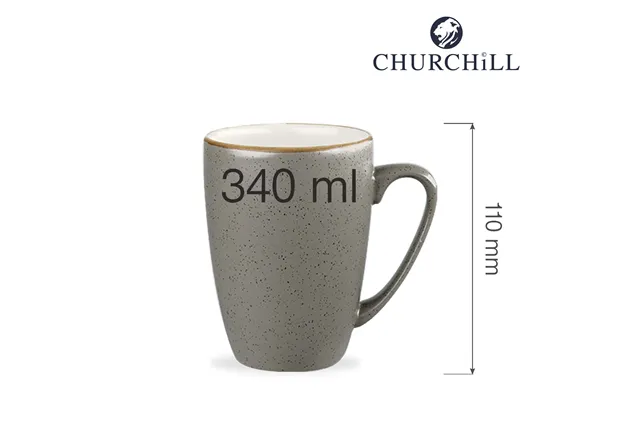 Kubek Stonecast Peppercorn Grey 340 ml Churchill SPGSVM121
