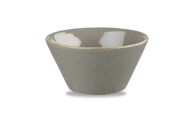 Miska konikalna Stonecast Peppercorn Grey 340 ml, 121 mm Churchill SPGSZE121