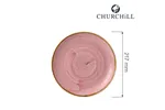 Talerz płytki Stonecast Petal Pink 217 mm Churchill SPPSEVP81