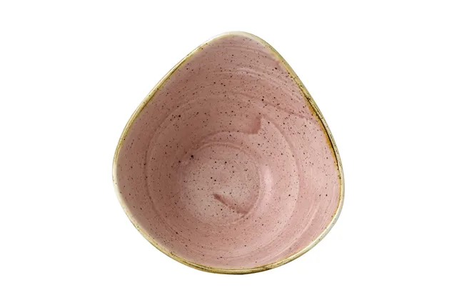 Miska trójkątna Stonecast Petal Pink 153 mm, 260 ml Churchill SPPSTRB61