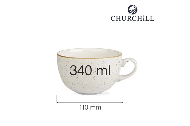 Filiżanka Stonecast Barley White 340 ml Churchill SWHSCB281