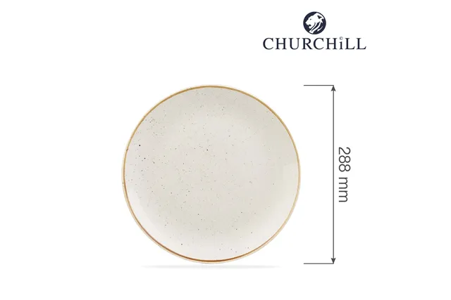 Talerz płytki Stonecast Barley White 288 mm Churchill SWHSEV111