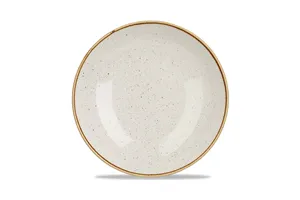 Miska coupe Stonecast Barley White 248 mm Churchill SWHSEVB91