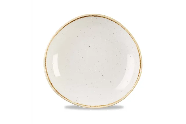 Miska o organicznym kształcie Stonecast Barley White 253 mm Churchill SWHSOGB11