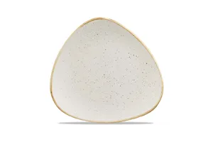 Talerz trójkątny Stonecast Barley White 265 mm Churchill SWHSTR101