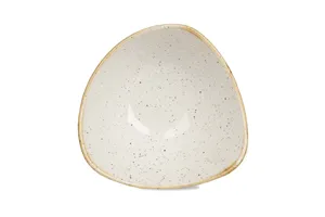 Miska trójkątna Stonecast Barley White 185 mm, 370 ml Churchill SWHSTRB71