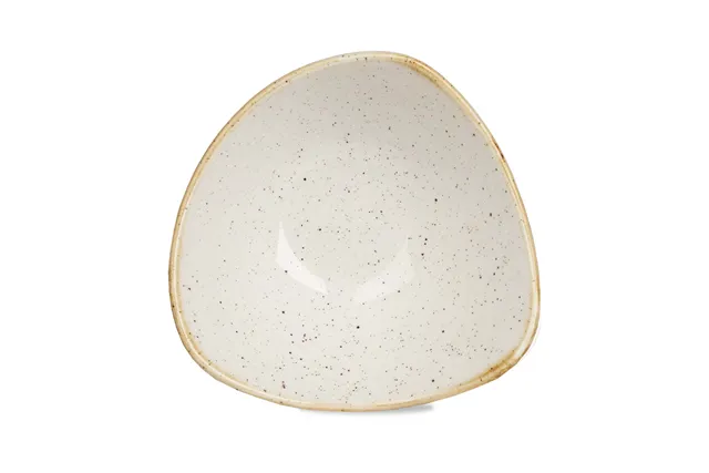 Miska trójkątna Stonecast Barley White 185 mm, 370 ml Churchill SWHSTRB71
