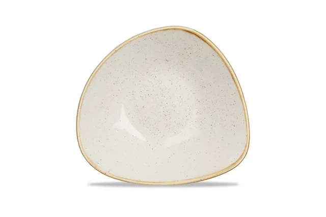 Miska trójkątna Stonecast Barley White 235 mm, 600 ml Churchill SWHSTRB91