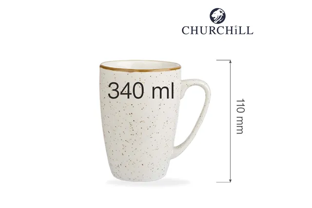 Kubek Stonecast Barley White 340 ml Churchill SWHSVM121