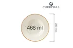 Talerz do pasty Stonecast Barley White 280 mm Churchill SWHSVWBL1