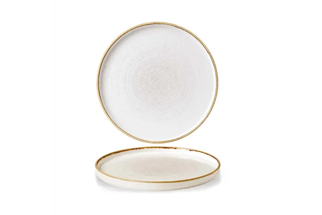 Talerz płytki z rantem Stonecast Barley White 210 mm Churchill SWHSWP211