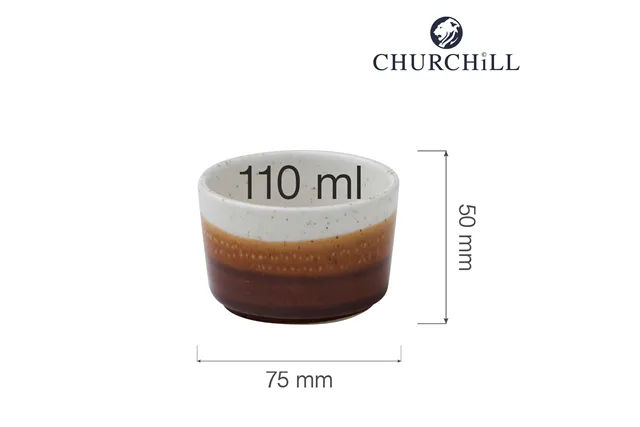 Naczynie na dipy Nourish Siena Barley White, 75mm Churchill NSSWSSDP1